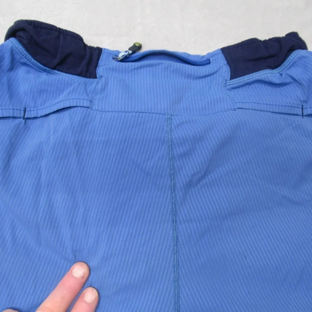 Lululemon Shorts Mens Medium Blue‎ Striped Drawcord Waist Wet Dry Warm 28 Flex